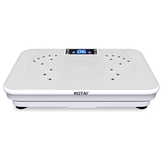 ROTAI Shake Plate Vibration Exercise Machine – Lymphatic Support, Whole Body Workouts for Women & Men, 400 lbs Capacity