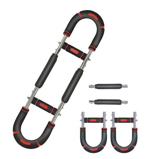 ROTAI 2025 Pro Arm Trainer for Men, Chest Workout Equipment, Twister Arm Trainer, Portable Detachable 3 Resistance Levels Compact Arm Workout Equipment for Home & Gym（Red)